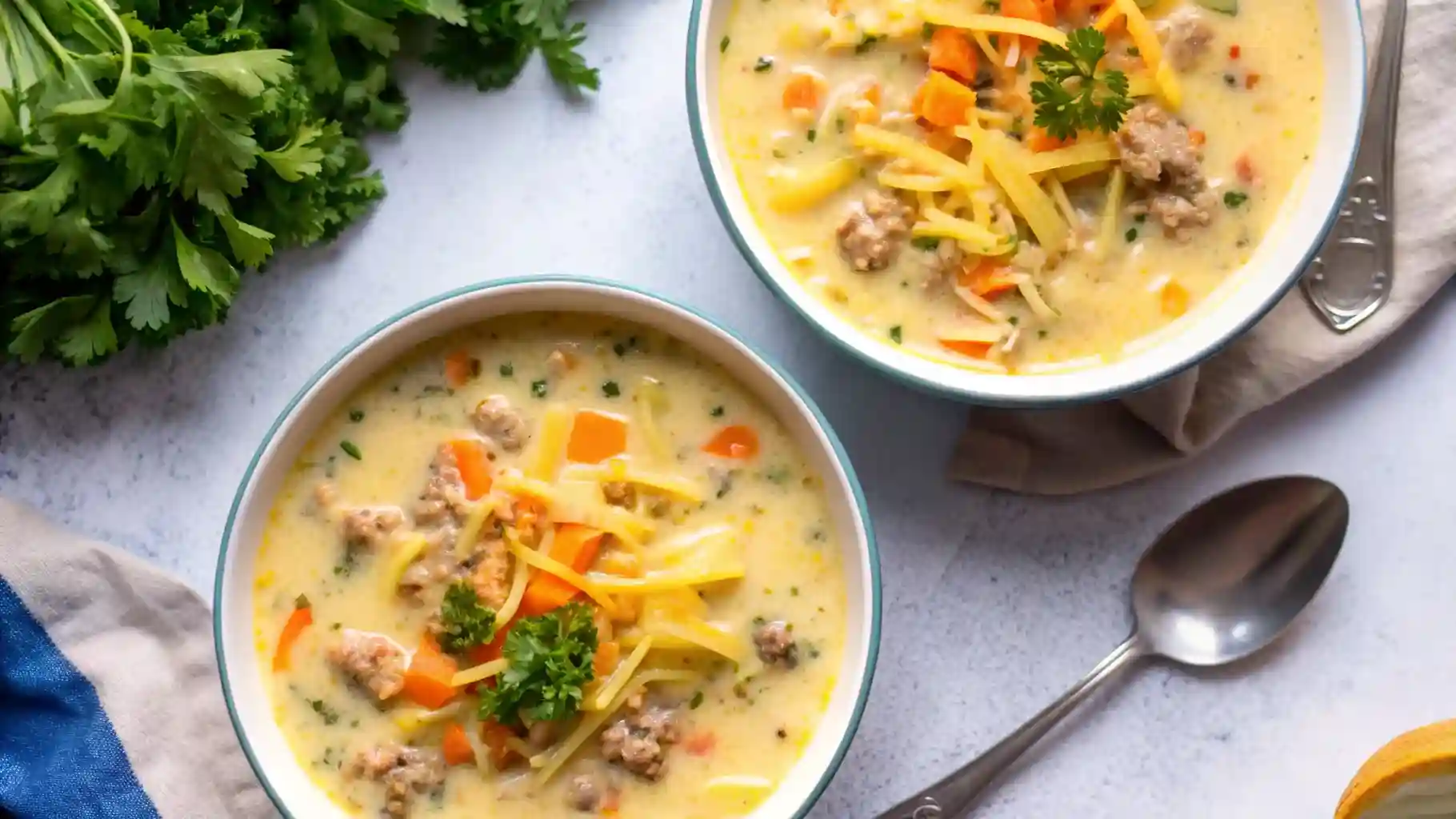 Delicious Crockpot Cheeseburger Soup Recipe Your Family Will Love