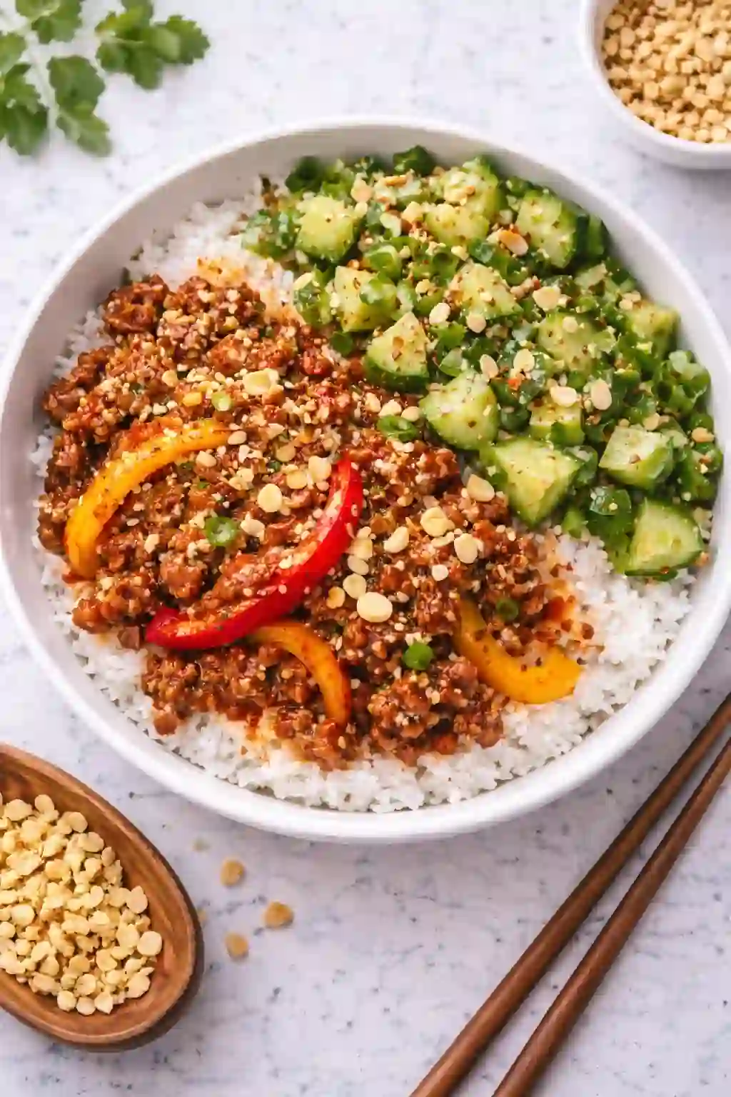 Korean Gochujang Beef Bowls (Sweet, Spicy & Ready in 20 Minutes)