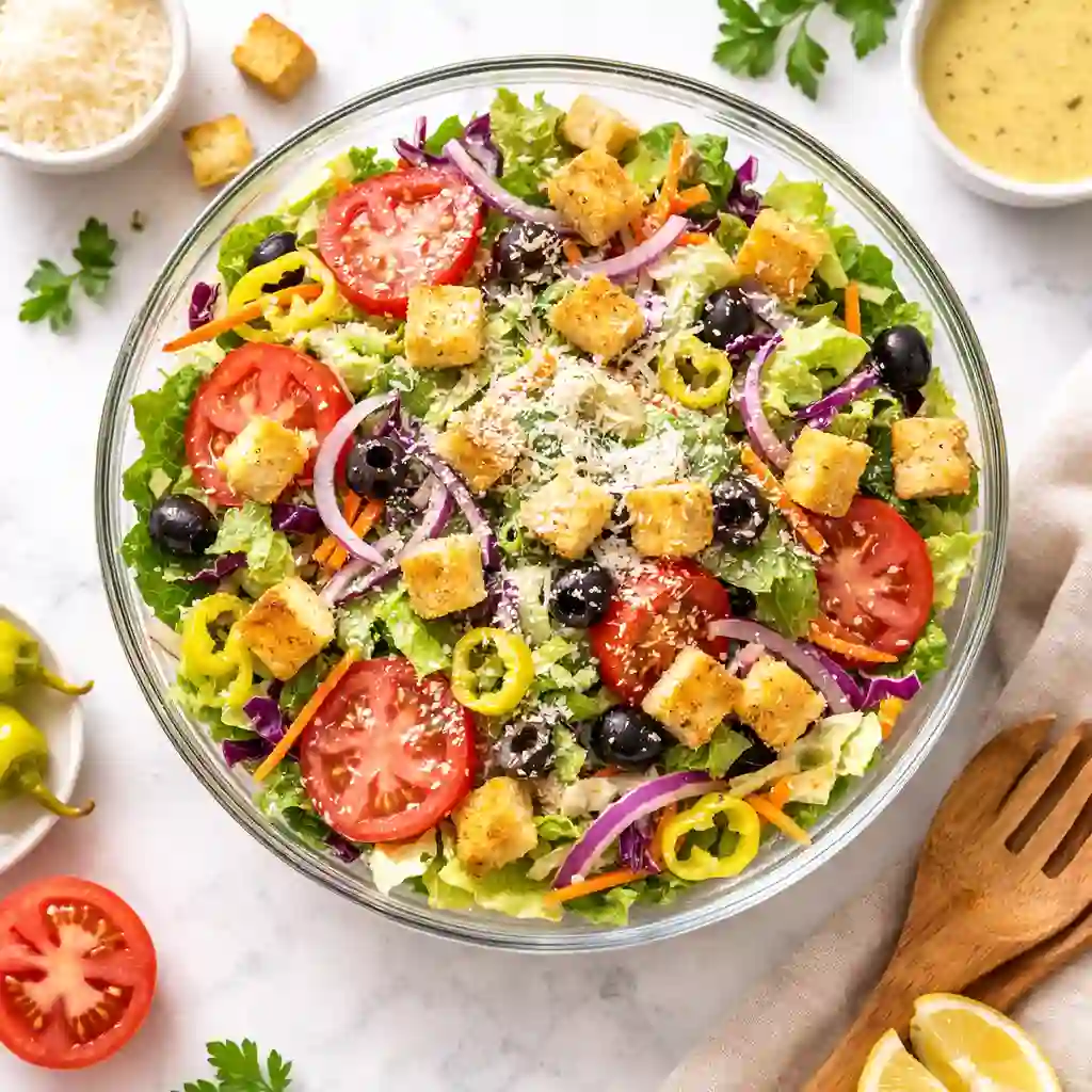 Olive Garden Salad Recipe That Tastes Just Like the Restaurant (Maybe Even Better!)
